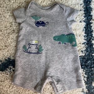🟣 Mix and Match 5 for $10! Carter’s | Newborn Boys Animal Romper